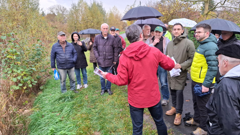 Foto Erwin Glawion: Auf Bürgermeister Ralf Herbst lasten viele Erwartungen, so auch beim Hochwasserschutz am Welzbach